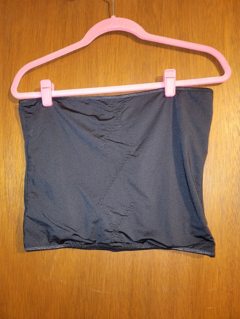 Rhonda Shear Black Strapless Women Intimates & Shapewear Girdle Waist Cincher 2x